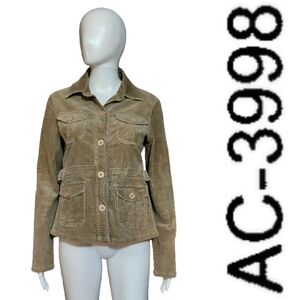 Vintage Y2K AC-3998 Light Brown Corduroy Jacket